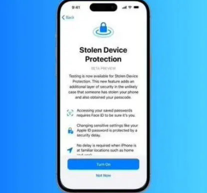 邻水苹果授权维修店分享被盗设备保护功能开启方法 