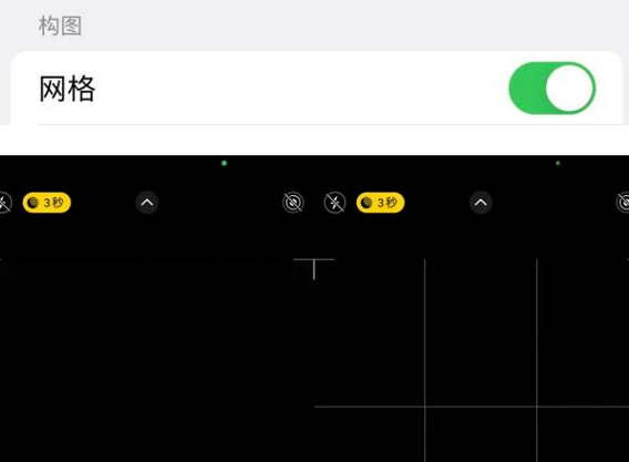 邻水苹果手机维修网点分享iPhone如何开启九宫格构图功能