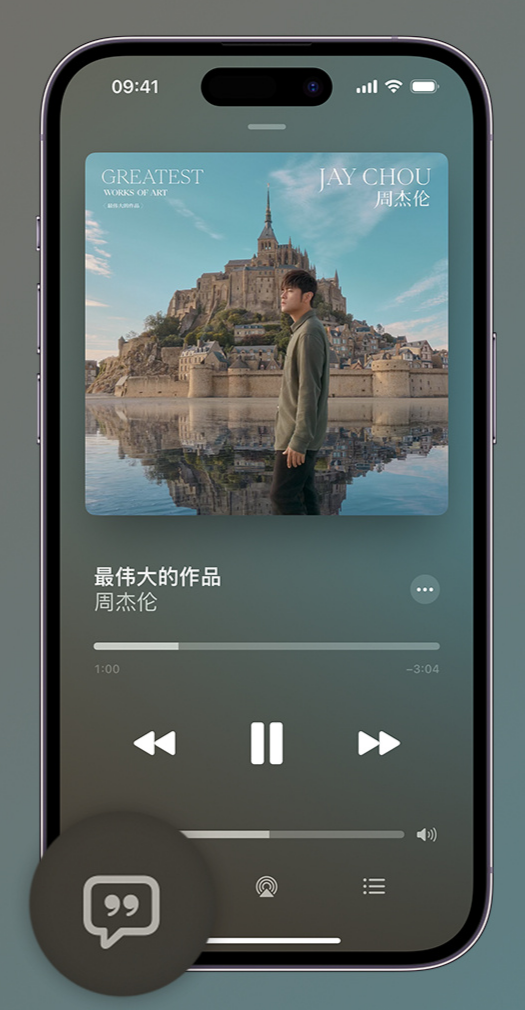 邻水iphone维修分享如何在iPhone上使用Apple Music全新唱歌功能 