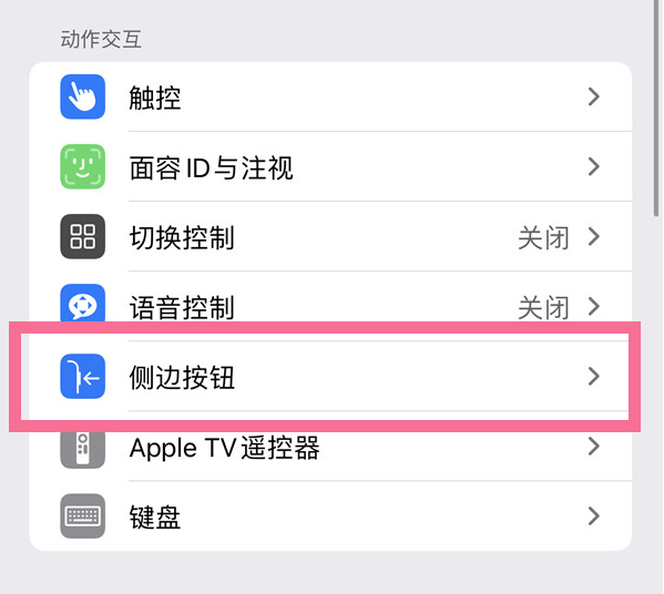 邻水苹果14维修店分享iPhone14 Plus侧键双击下载功能关闭方法 