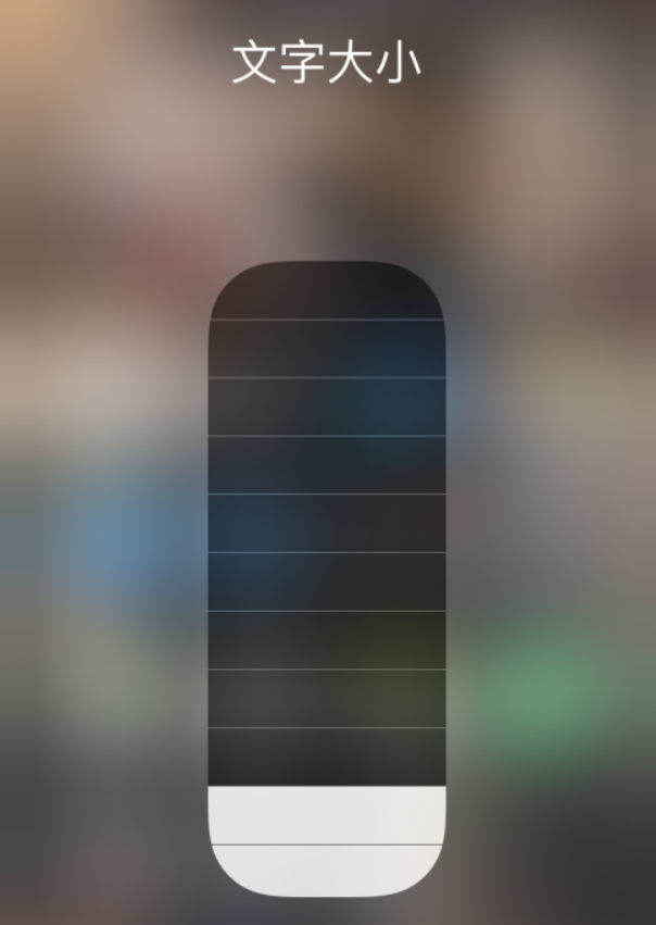 邻水苹果手机维修分享小技巧：在 iPhone 控制中心快速调节字体大小 
