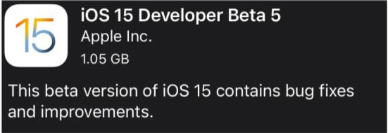 邻水苹果手机维修分享如何升级到iOS15.0 beta5 