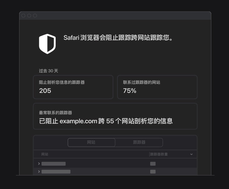 邻水苹果手机维修分享如何在 Safari 浏览器中查看和打开隐私报告 